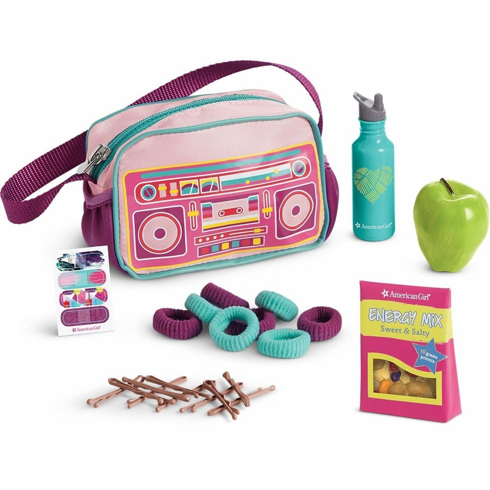 American Girl Gabriela's Accessories for 18" Dolls New in Box Retired Food Hair